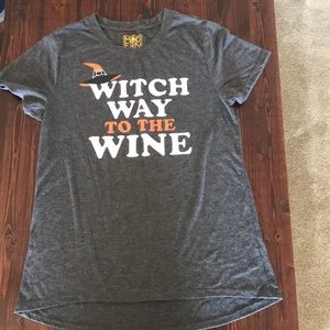 Witch Way to the Wine Graphic T-Shirt